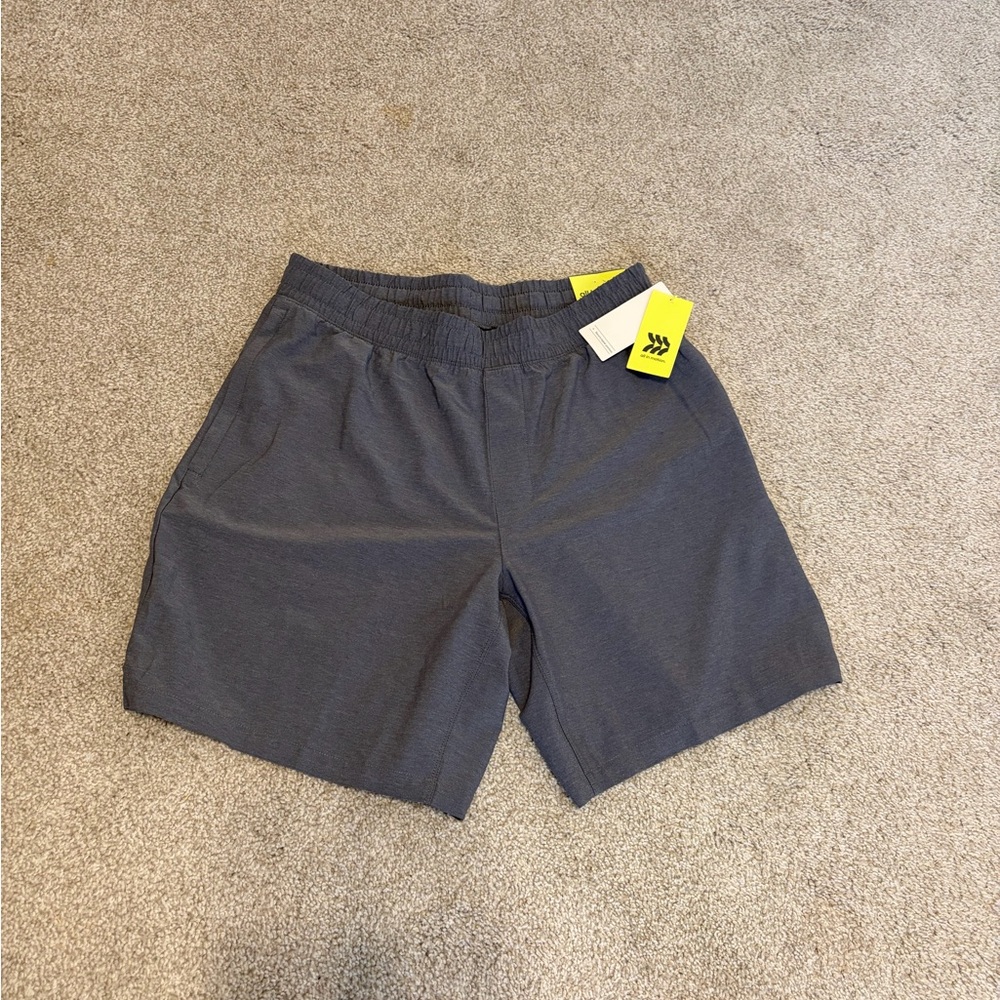 All in Motion Men's Charcoal Athletic Shorts